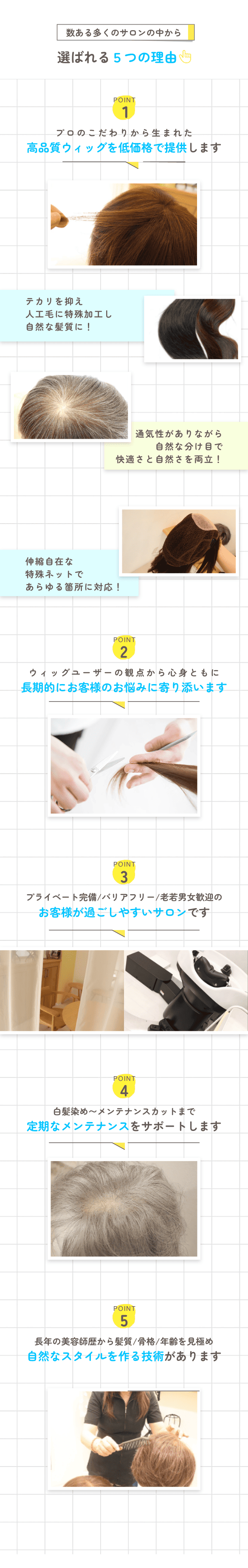 選ばれる５つの理由